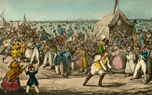 Sport en France - M. Jorrocks bat le Baron pour la vitesse, 1838 - Henry Thomas Alken