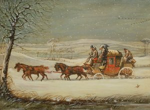 Le courrier royal en hiver