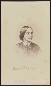 Portrait carte-de-visite de Mme Bowen