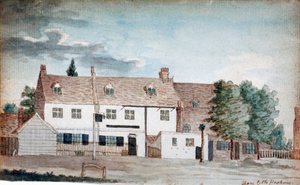 The Three Colts Inn, Hackney, Londres, vers 1795