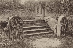 Villes en ruines de Ceylan : Pierre de lune, pierres de garde et marches