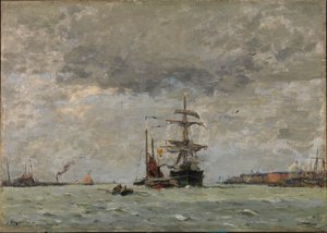 Entrée du port - Henry Ward Ranger