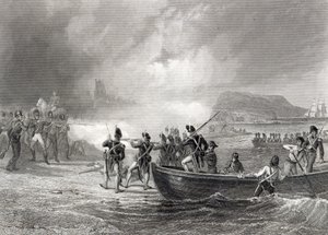 Tentative de la flotte française de débarquer à la Baie de Bantry, Cork en 1796 - Henry Warren