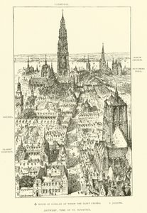 Anvers, époque de Saint Ignace (gravure)