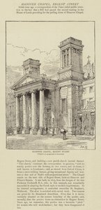 Chapelle de Hanovre, Regent Street - Henry William Brewer