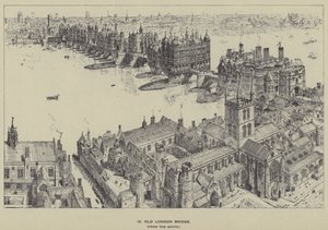 Vieux pont de Londres, depuis le sud