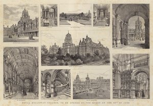 Royal Holloway College, à inaugurer par la Reine le 30 juin