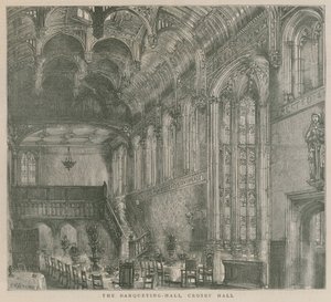 La salle de banquet, Crosby Hall, Londres - Henry William Brewer