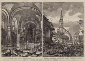 Les Inondations à Buda-Pesth, Hongrie