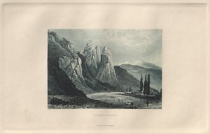 Das Malerische und Romantische Rheinland: Rheingrafenstein, 1928 - Henry Winkles