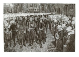 Procession religieuse en Bretagne - Henry Wolf