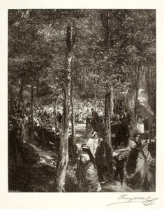 Un sermon en plein air - Henry Wolf