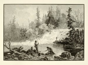 Une fosse à truites sur le Nepignon - Henry Wolf