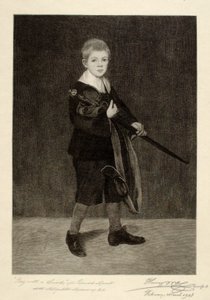 Garçon avec épée - Henry Wolf