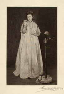 La femme au perroquet