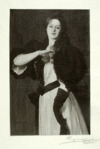 Jeune femme avec des coquelicots - Henry Wolf