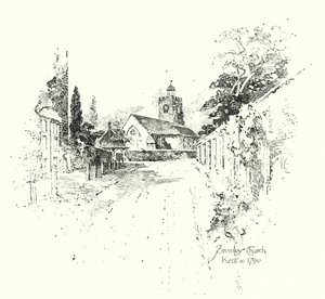 Église de Bromley, Kent, en 1790 - Herbert (after) Railton