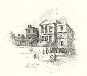 Sessions House, Old Bailey, Londres - Herbert (after) Railton