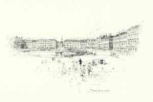 Place St James, Londres, en 1760 - Herbert (after) Railton