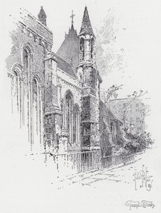Église du Temple (gravure) - Herbert (after) Railton