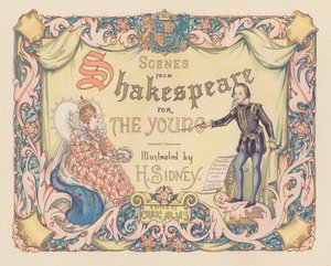 Illustration de la page de titre pour Scènes de Shakespeare pour les jeunes