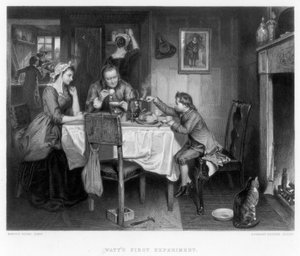 Première expérience de Watts, 18e siècle, vers 1870