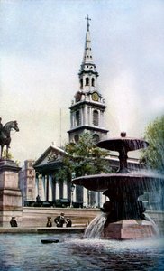Église St Martin-in-the-Fields, Trafalgar Square, Londres, vers 1930s - Herbert Felton
