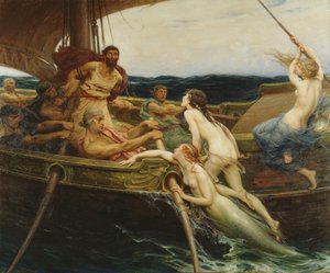 Ulysse et les sirènes - Herbert James Draper