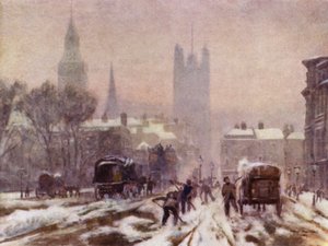 Un matin enneigé, Whitehall