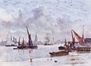 Battersea Reach - Herbert Menzies (after) Marshall