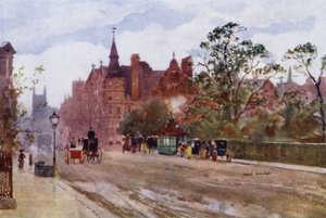 Pont Street, Chelsea (lithographie en couleur)