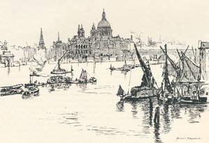 Depuis le pont de Waterloo, 1873, 1894
