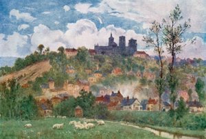 Laon, vue depuis la plaine - Herbert Menzies Marshall