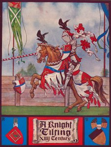 Un chevalier en joute, vers 1926 - Herbert Norris