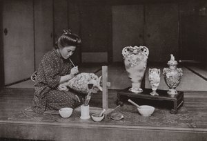 Un peintre de poterie