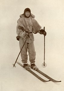Capitaine Scott sur des skis, vers 1910-1913, 1913 - Herbert Ponting