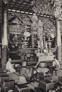 Japon dans les années 1920 : Omori, temple Ikegami (bouddhiste) - Herbert Ponting
