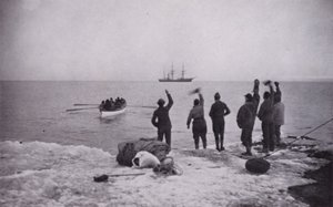 Laissé derrière à Victoria Land