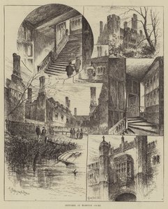 Croquis à Hampton Court