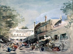 Scène de Rue à Delhi - Hercules Brabazon Brabazon