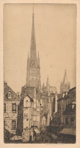 Flèche de la cathédrale de Rouen, La Flèche, Rouen