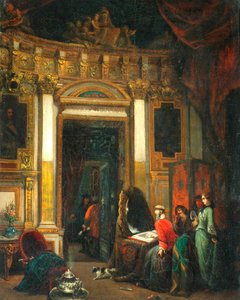Intérieur avec figures