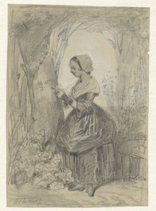 Fille près d