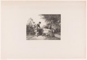 Deux couples dans un parc - Herman Frederik Carel ten Kate