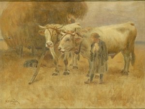 Sketch pour The Harvesters - Herman Hartwich