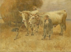 Esquisse pour Les moissonneurs - Herman Hartwich