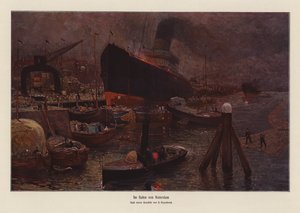 Dans le port de Rotterdam - Herman Heijenbrock