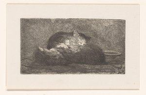 Deux chats - Herman Johannes van der Weele