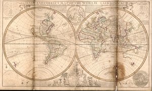 Une nouvelle carte exacte du monde établie d