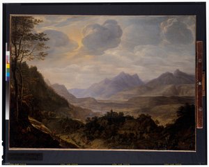 Un vaste paysage rhénan